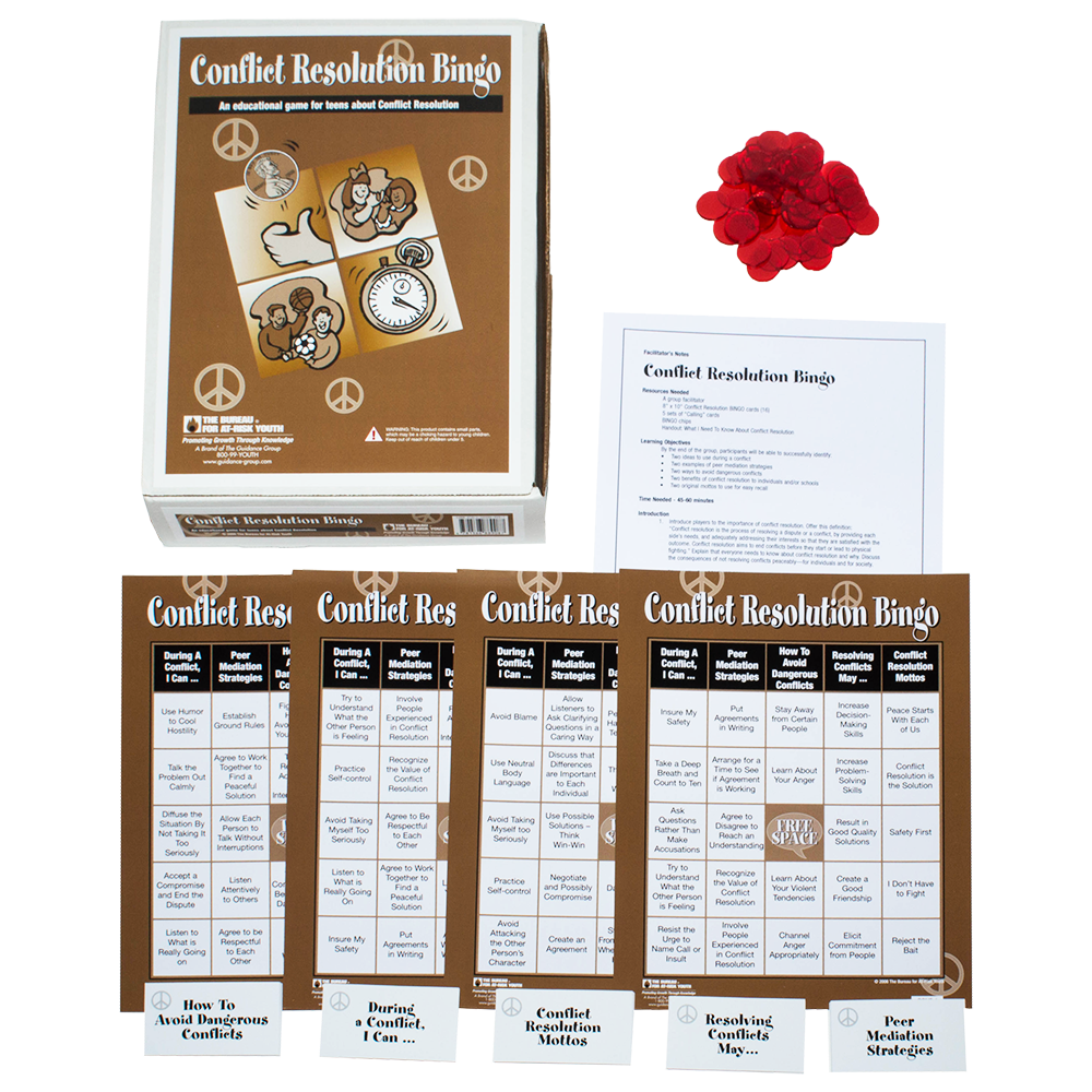 Conflict Resolution Bingo Game