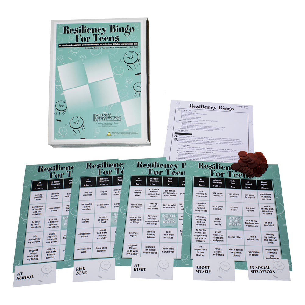 Resiliency Bingo Game for Teens