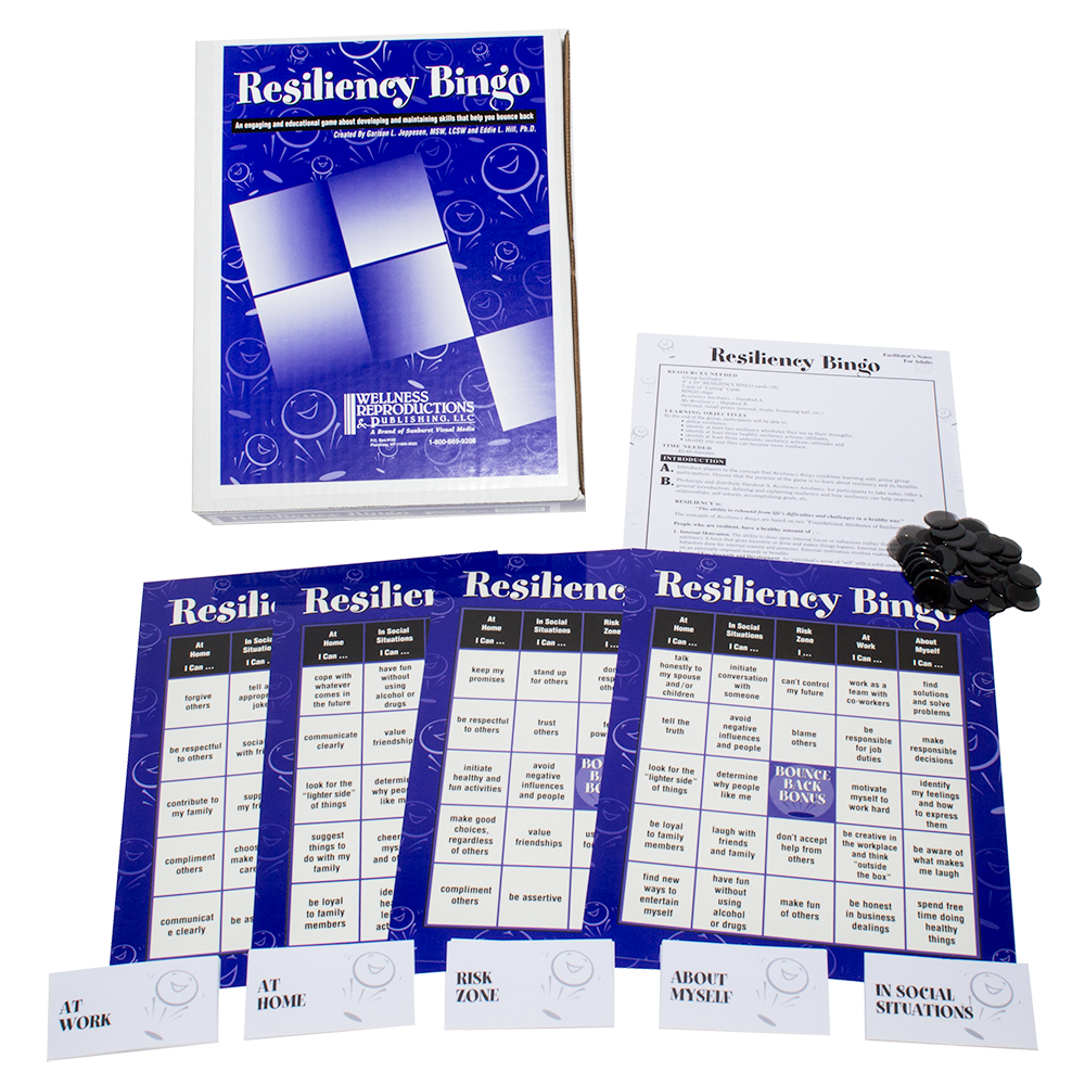 Resiliency Bingo - Adult Version