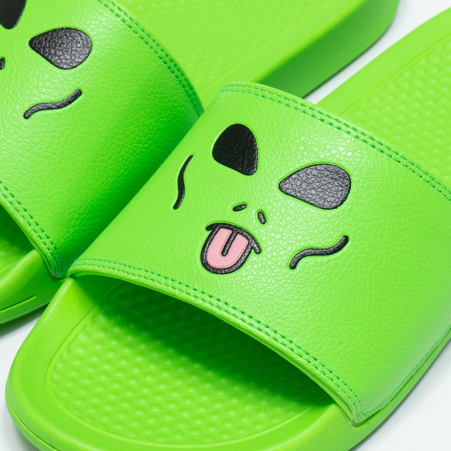 Lord Alien Face Slides (Green)