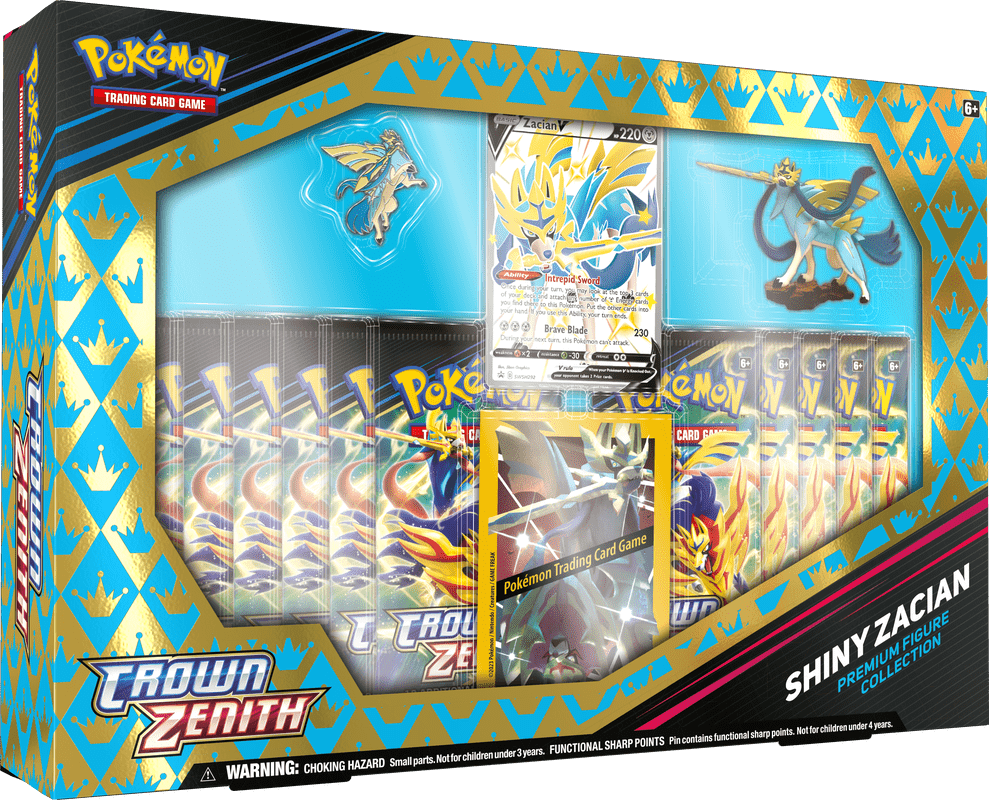Pokemon TCG - Crown Zenith Premium Figure Collection - Shiny Zacian
