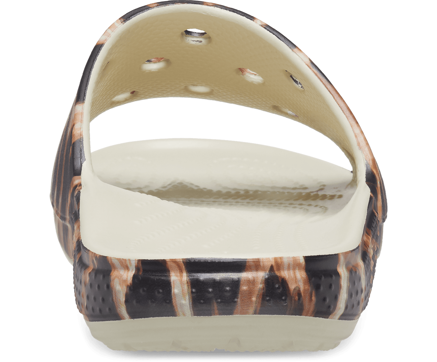 Crocs Unisex Classic Animal Remix Slide - Bone