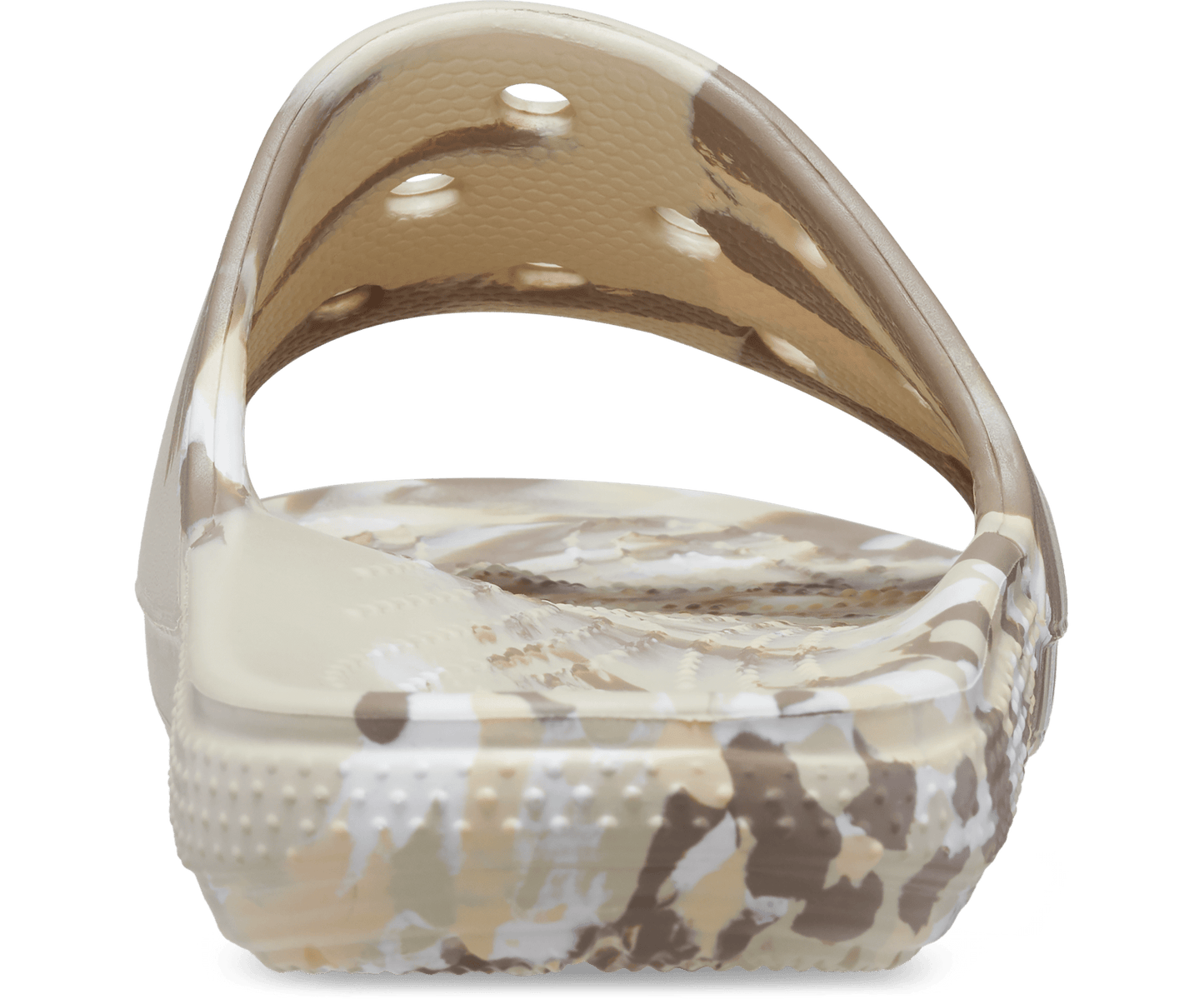 Crocs Unisex Classic Marbled Slide - Bone