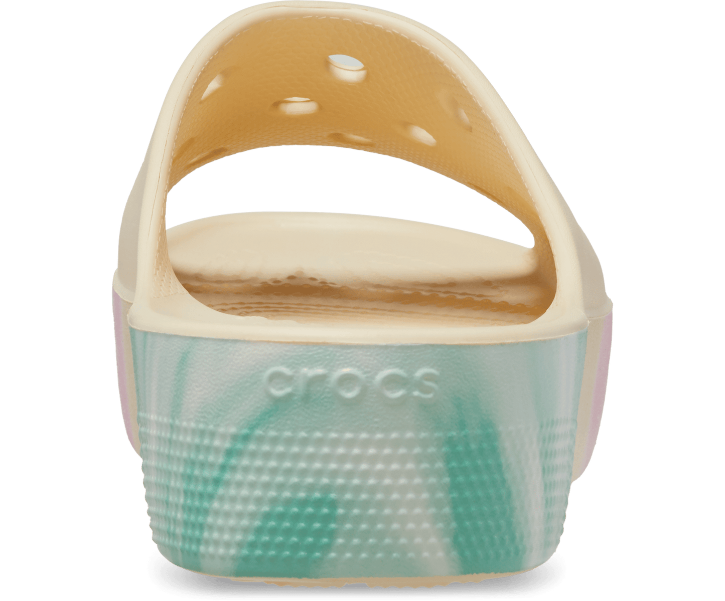 Crocs Unisex Classic Platform Ombre Slide - Vanilla