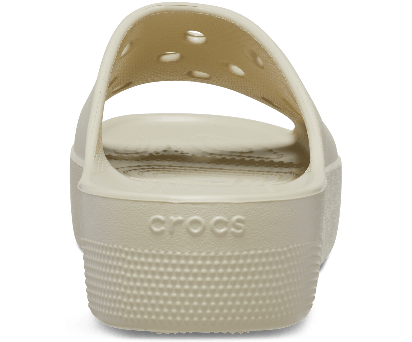 Crocs Unisex Classic Platform Slide - Bone