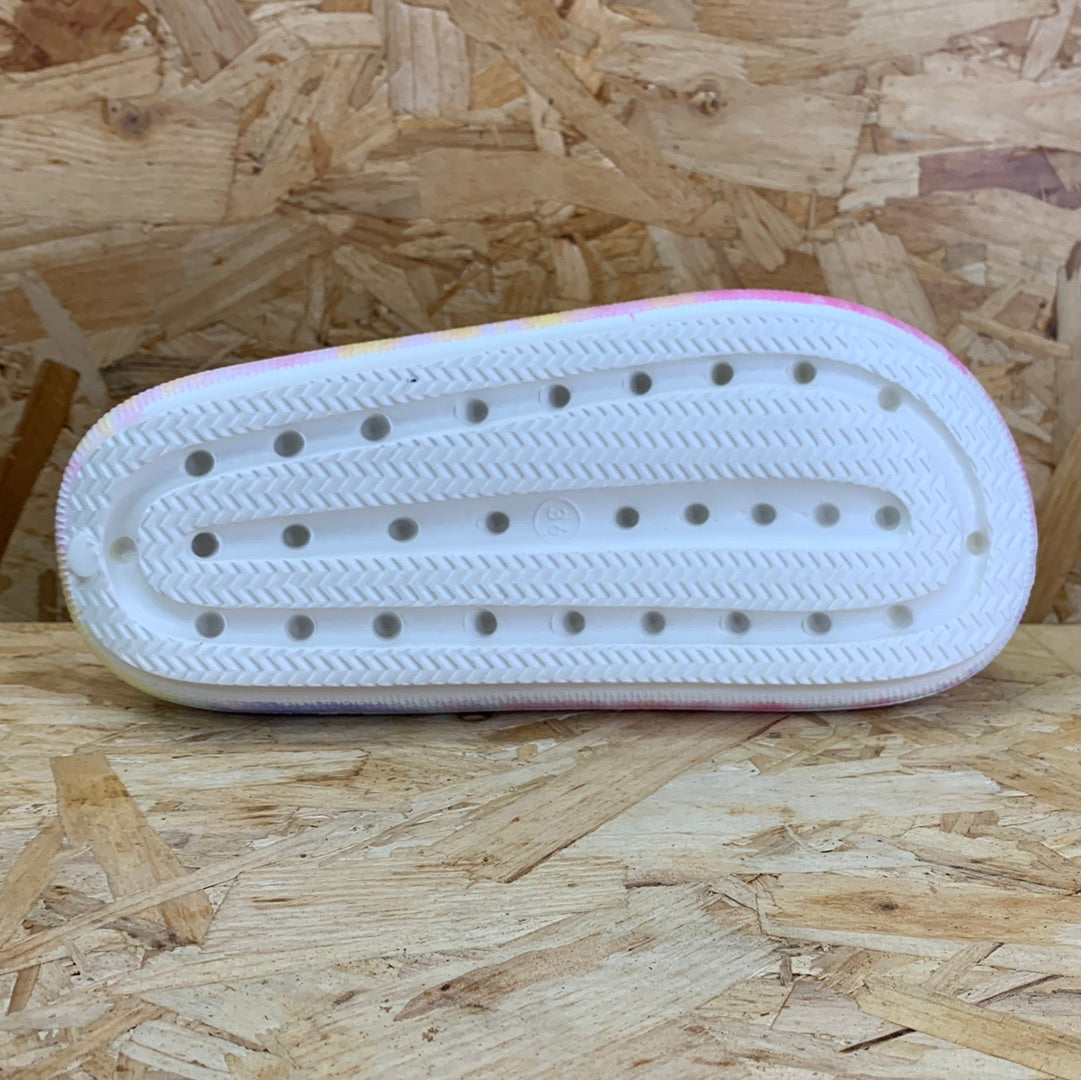 Refresh Womens Fashion Tie Dye Slide - Nude