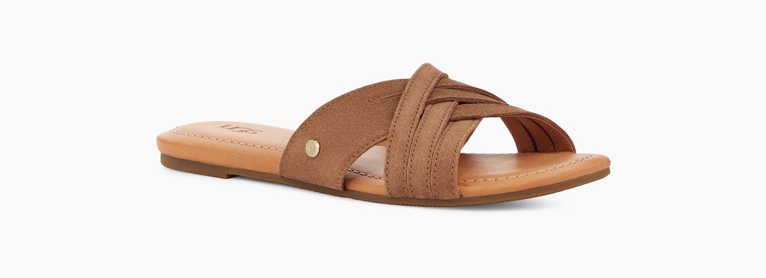 UGG Womens Kenleigh Slide - Chestnut