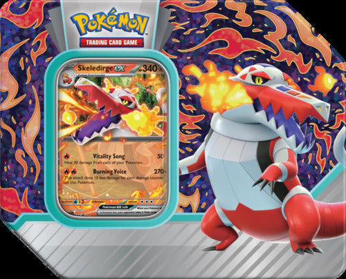 Pokemon TCG - Paldea Partners Tin - Skeledirge EX