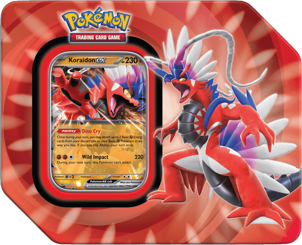 Pokemon TCG - Scarlet & Violet: Paldea Legends Tin - Koraidon EX
