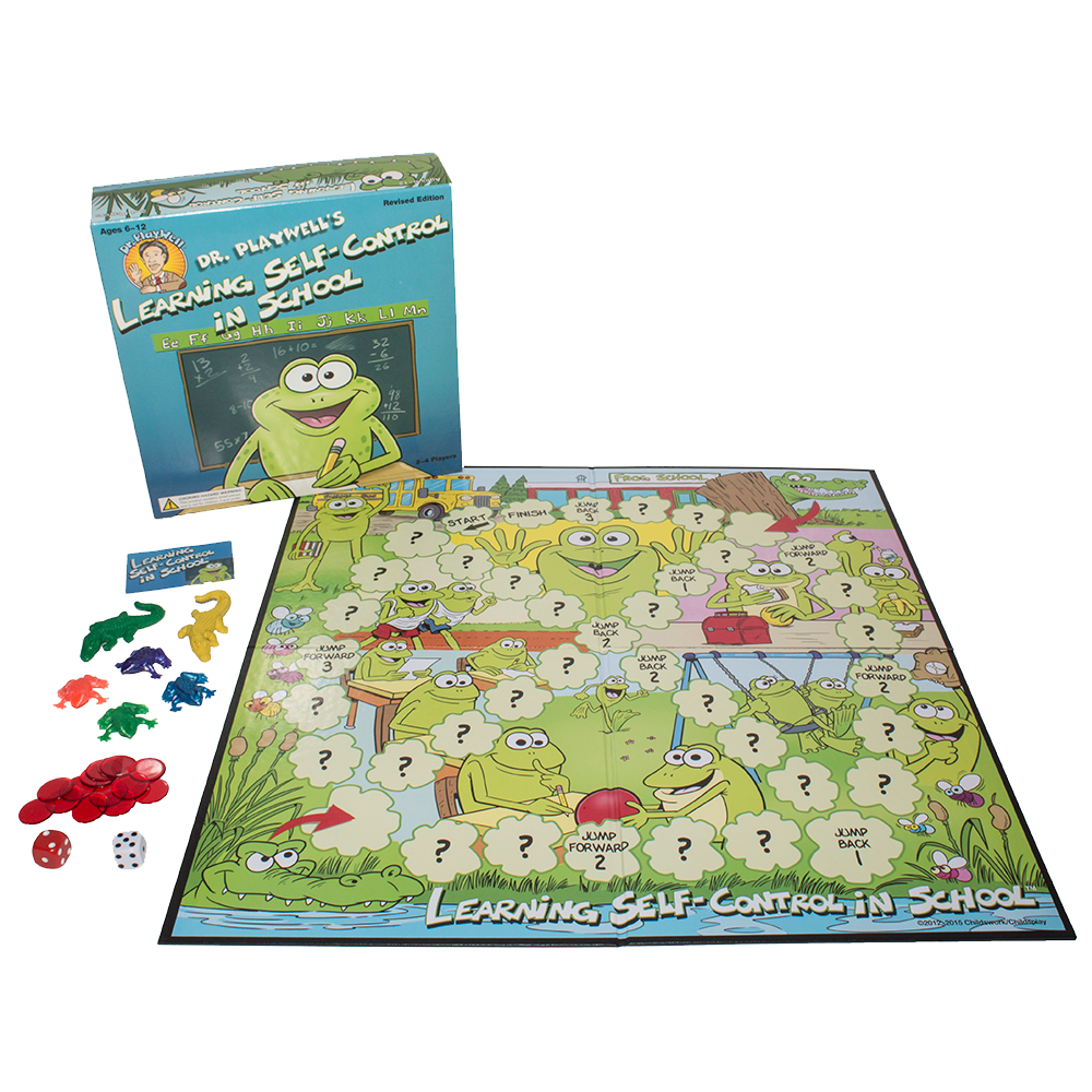 Dr. Playwell's Learning Self-Control in School Board Game, Revised