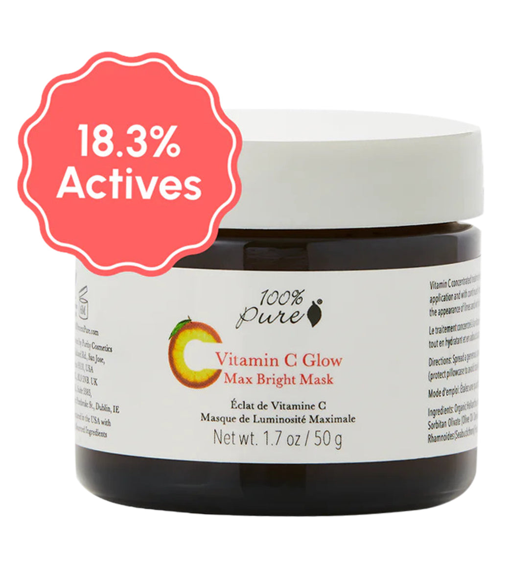 100% Pure Vitamin C Glow Max Bright Mask