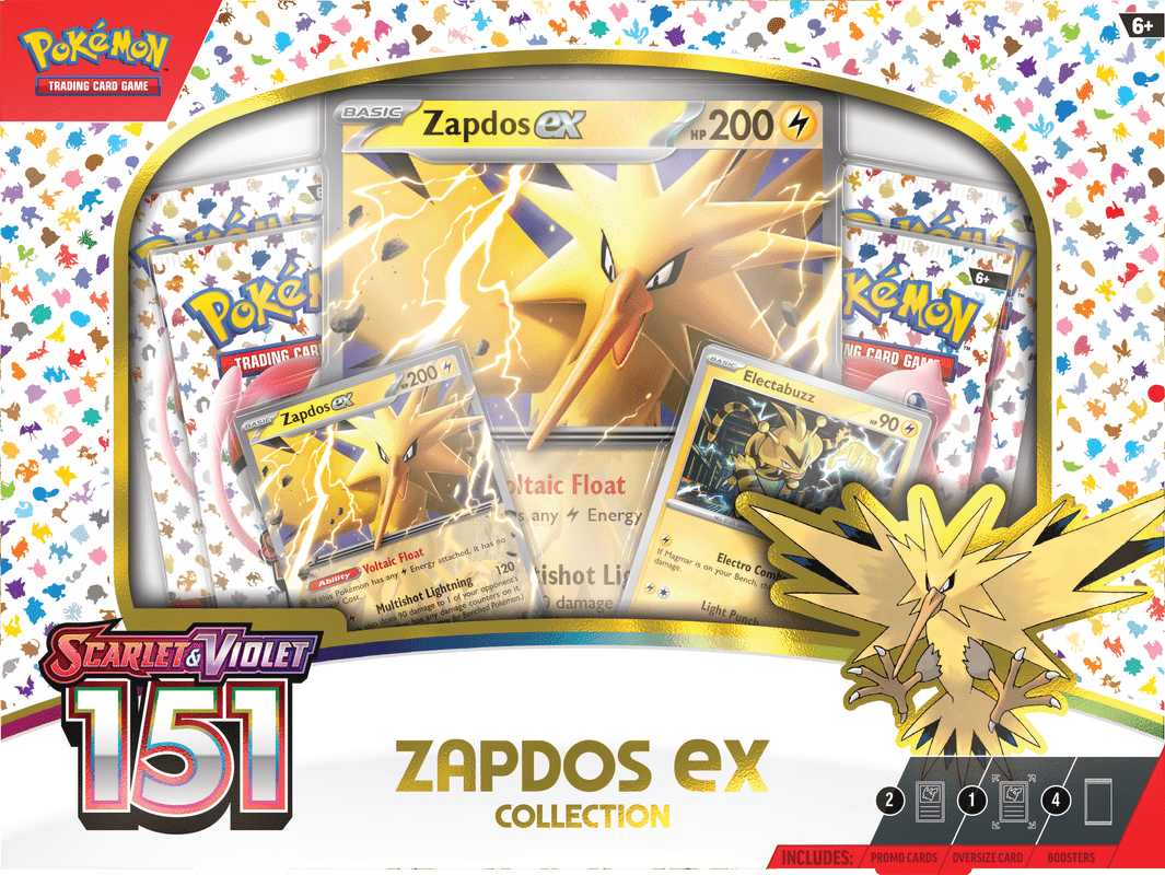 Pokemon TCG - Scarlet & Violet: 151 Zapdos EX Collection