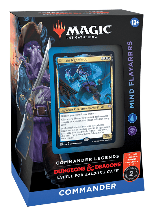 MTG - Commander Legends: Battle for Baldur's Gate Commander Deck - Mind Flayarrrs (UB)