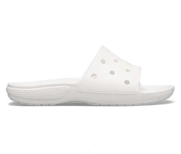 Crocs Unisex Classic Slide - White