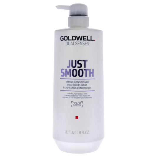 DualSenses Just Smooth Taming Conditioner by Goldwell for Unisex - 33.8 oz Conditioner