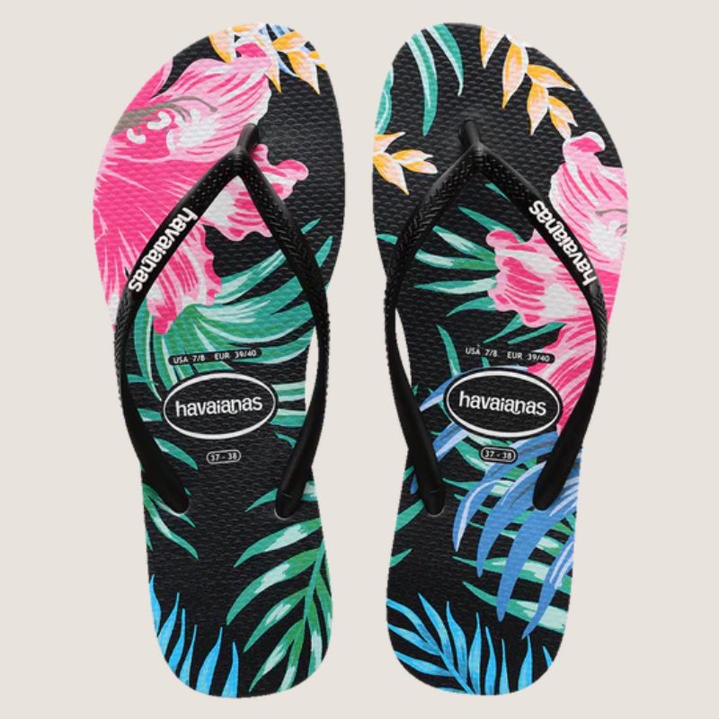 Havaianas Slim Floral Palm Thong