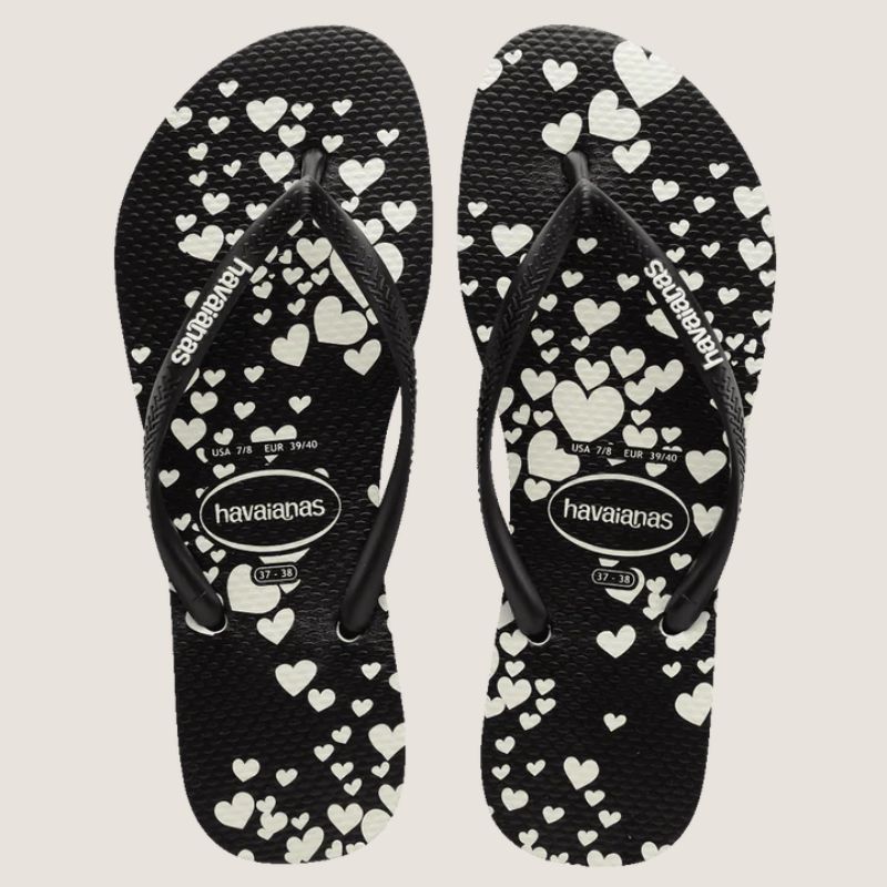 Havaianas Slim Mini Hearts Thongs