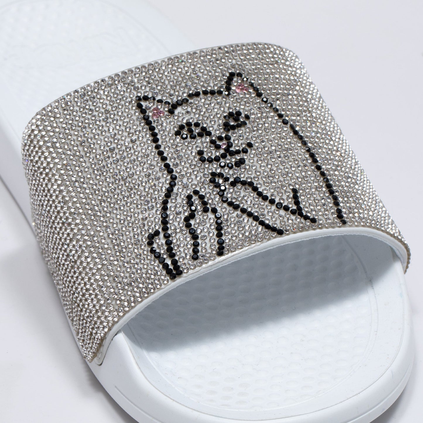 Lord Nermal Slides (Rhinestone White)