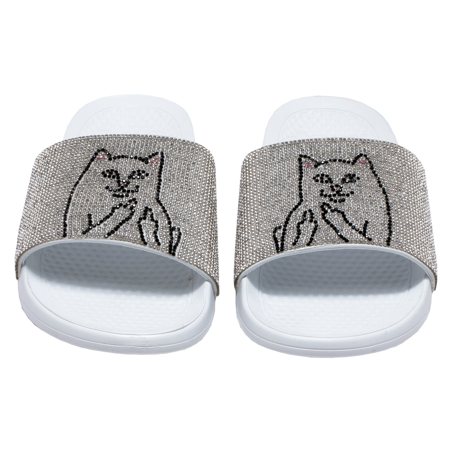 Lord Nermal Slides (Rhinestone White)