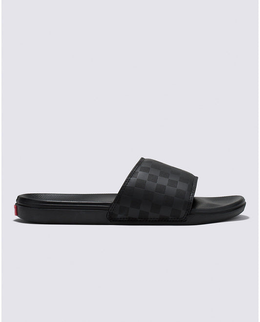 VANS Unisex La Costa Slide - Checkerboard Black