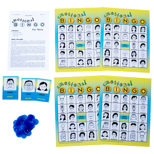 Emotional Bingo for Teens (English & Spanish)