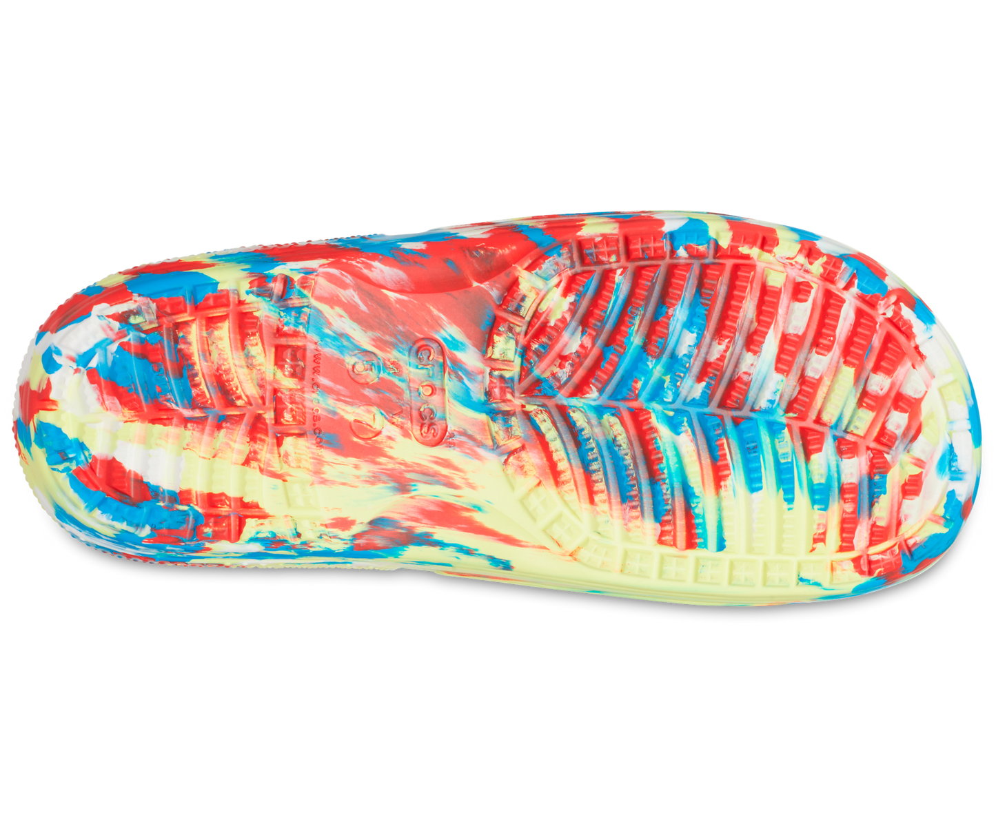 Crocs Unisex Classic Marbled Slide - Sulphur