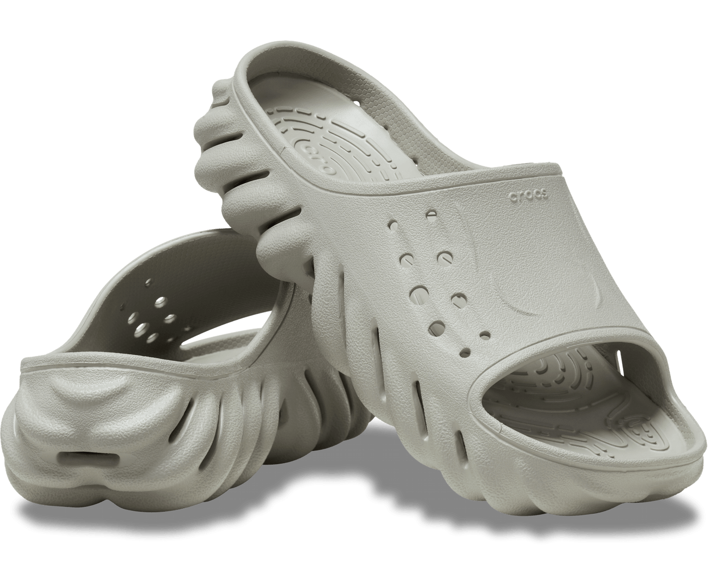 Crocs Unisex Echo Slide - Elephant Grey