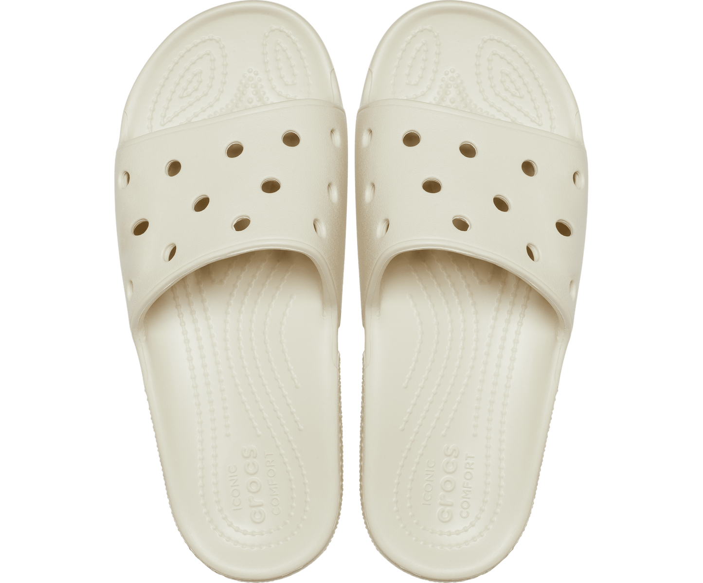 Crocs Unisex Classic Slide - Bone
