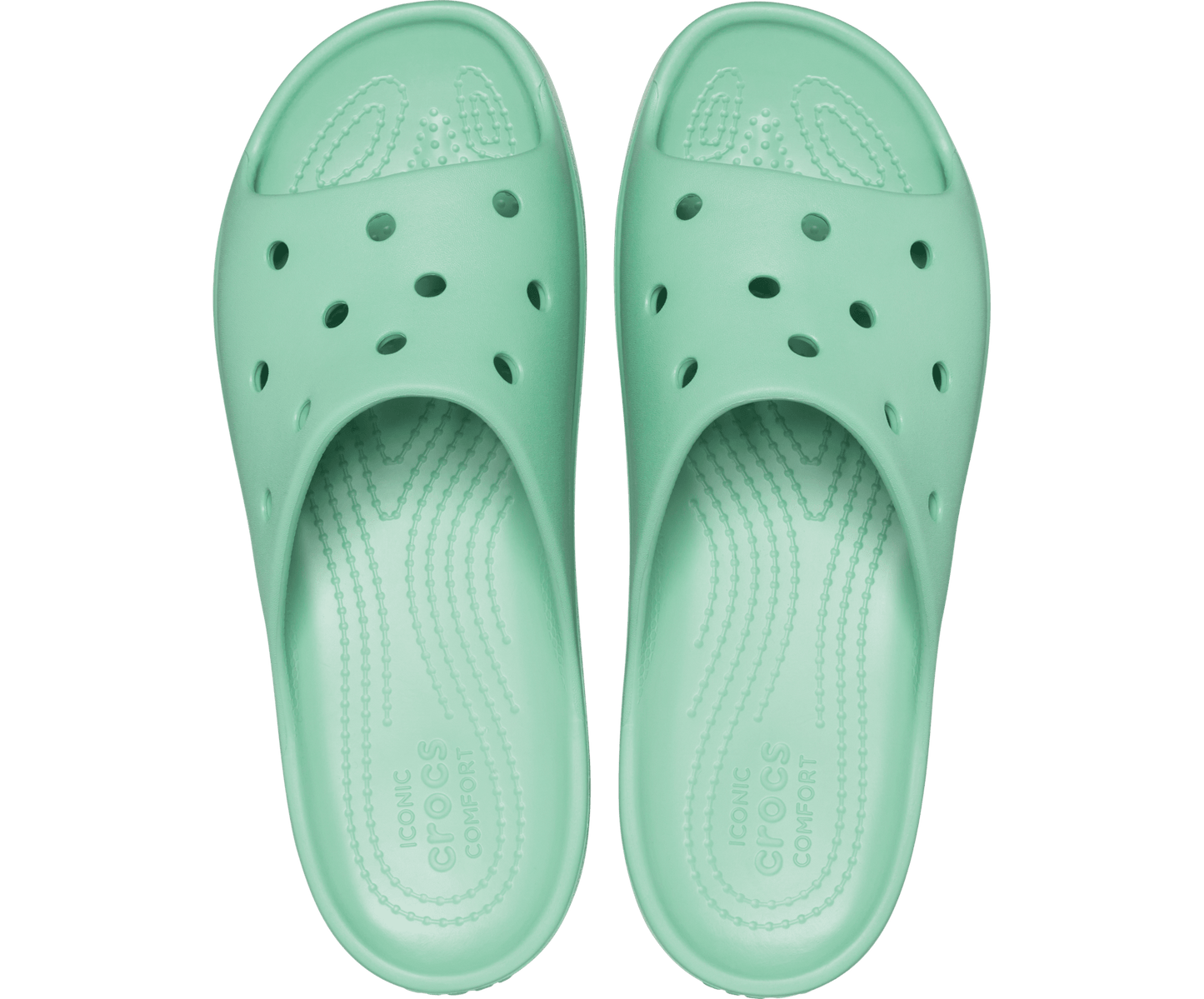 Crocs Unisex Classic Platform Slide - Jade Stone