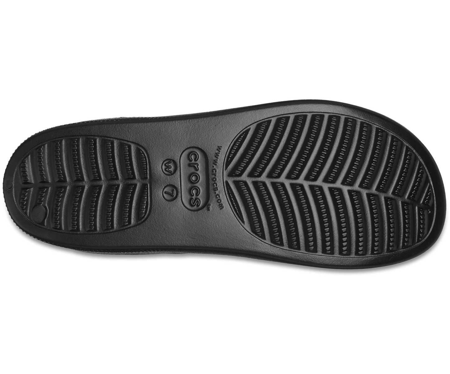 Crocs Unisex Classic Platform Slide - Black