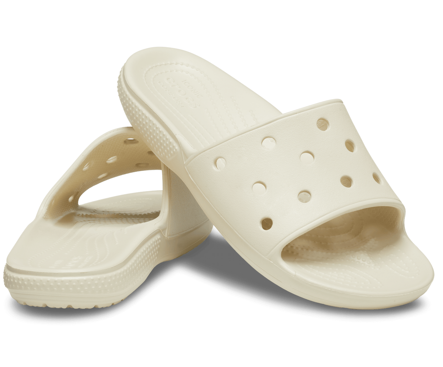 Crocs Unisex Classic Slide - Bone