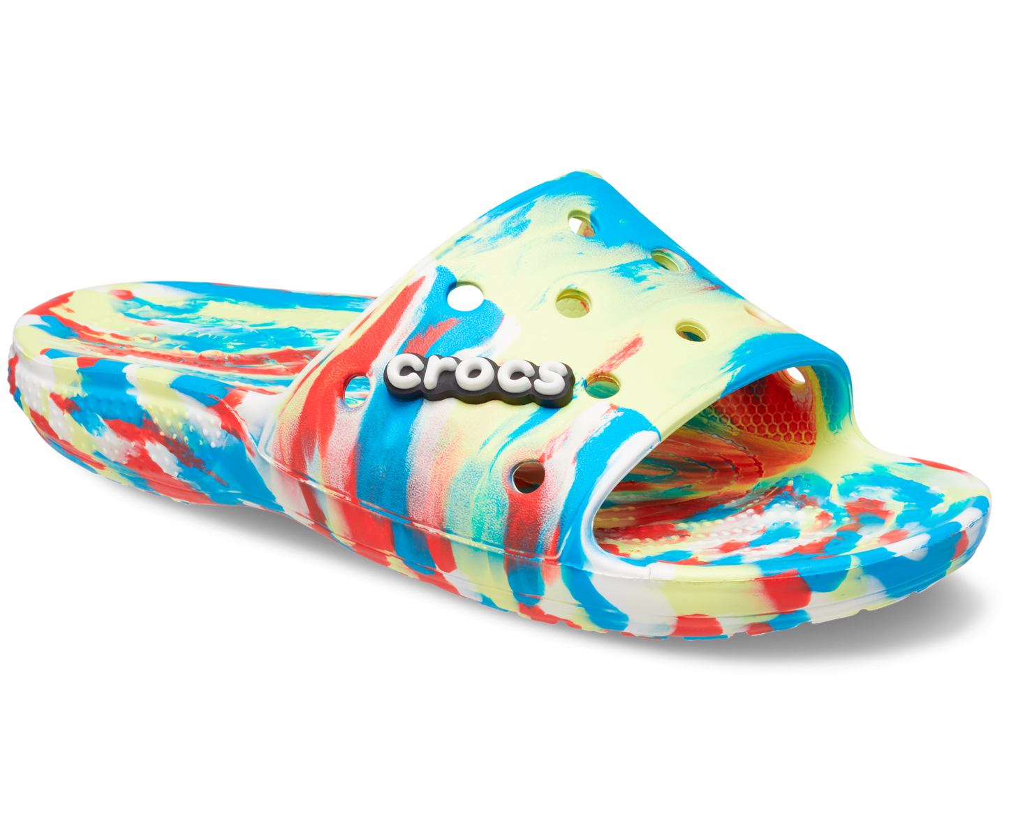 Crocs Unisex Classic Marbled Slide - Sulphur