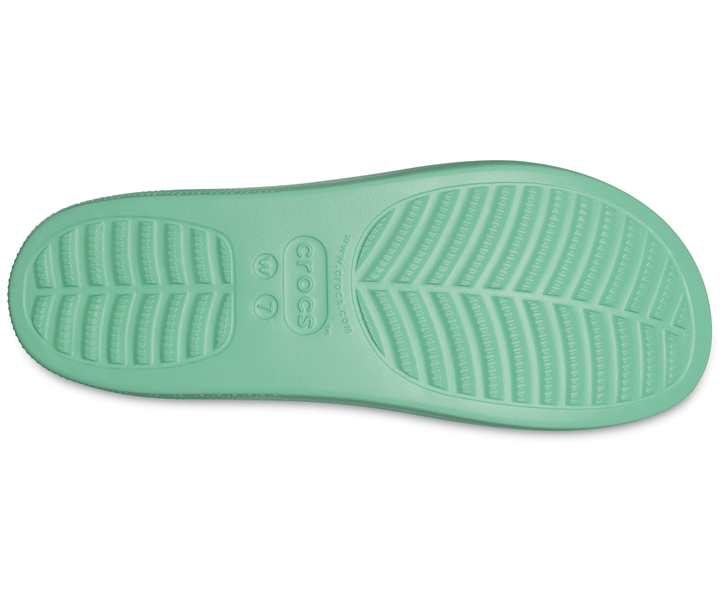 Crocs Unisex Classic Platform Slide - Jade Stone