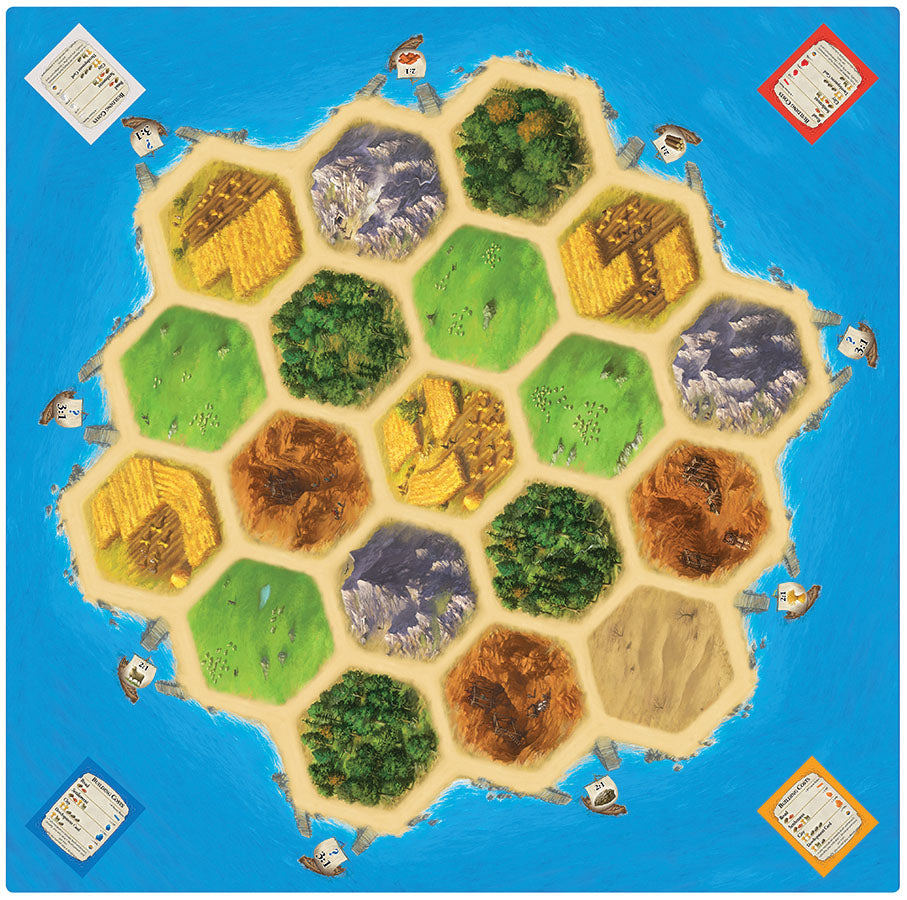 Catan: Play Board Mat 20x20